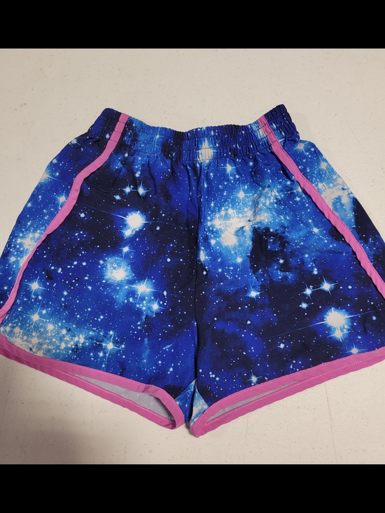 Lands' End Other - Lands' End Blue Galaxy Print Shorts with Pink Trim